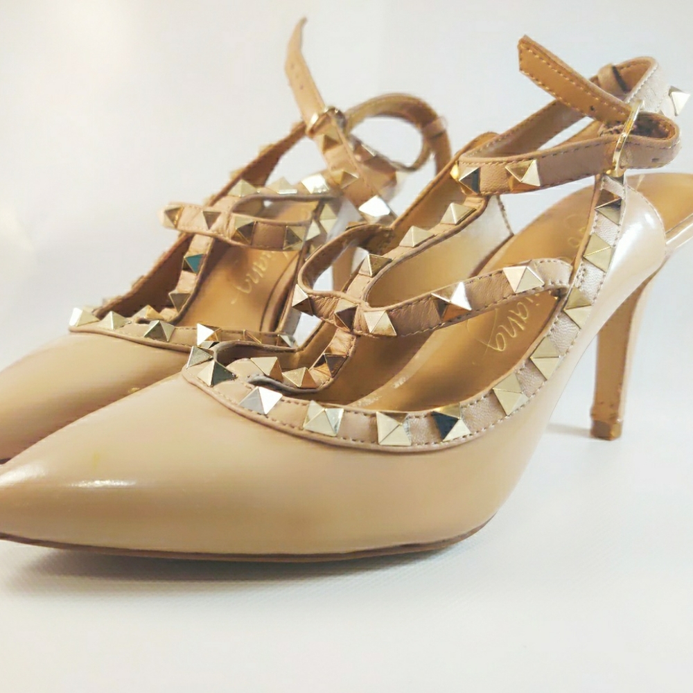Arturo Chang gracen pointed toe studded pu…